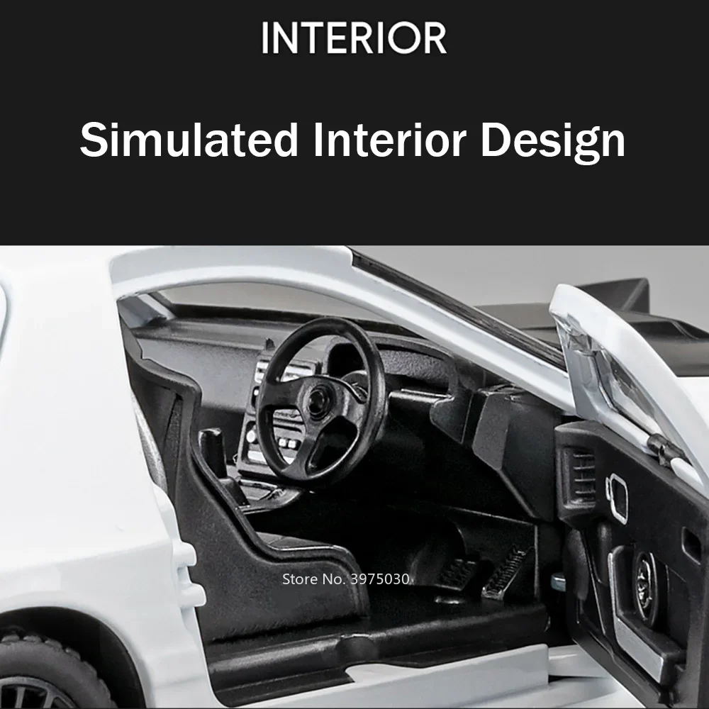 1:32 RX7 MX-5 モデル合金車ダイキャストおもちゃドアオープンミニチュアスポーツカープルバック車ボーイズコレクションギフト