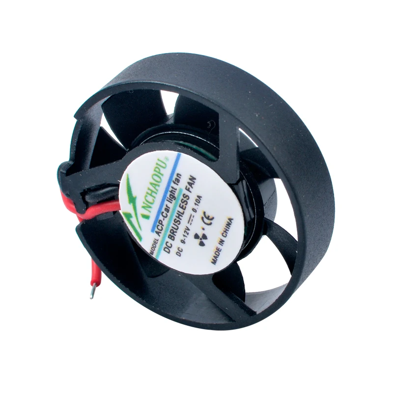 9V 12V Diameter 3cm 30mm fan 30x30x7mm Ultra-thin circular mini cooling fan for LED car lights