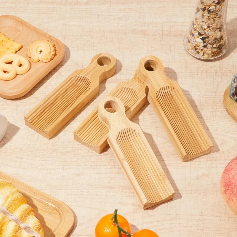 Unique Curved Gnocchi Board Paddle, Unique Curved Design for Handmaking Italian Gnocchi Pasta.