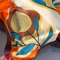 70cm Polka Dot Printed Silk Scarf Women Simulated Silk Elegant and Versatile Headwear Bag Accessories Clothing Square Scarf - Image 4