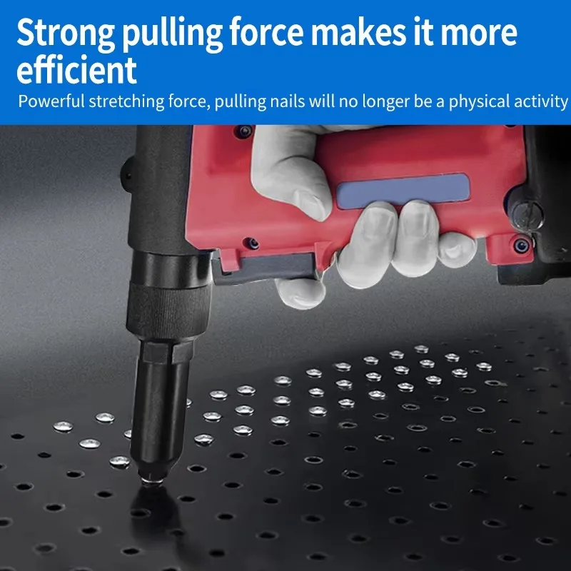 

【specialized】Pneumatic Hydraumatic Speed 3.2-4.8mm 18mm Aluminum Alloy Red Air Riveters Tool High-Speed Rivet