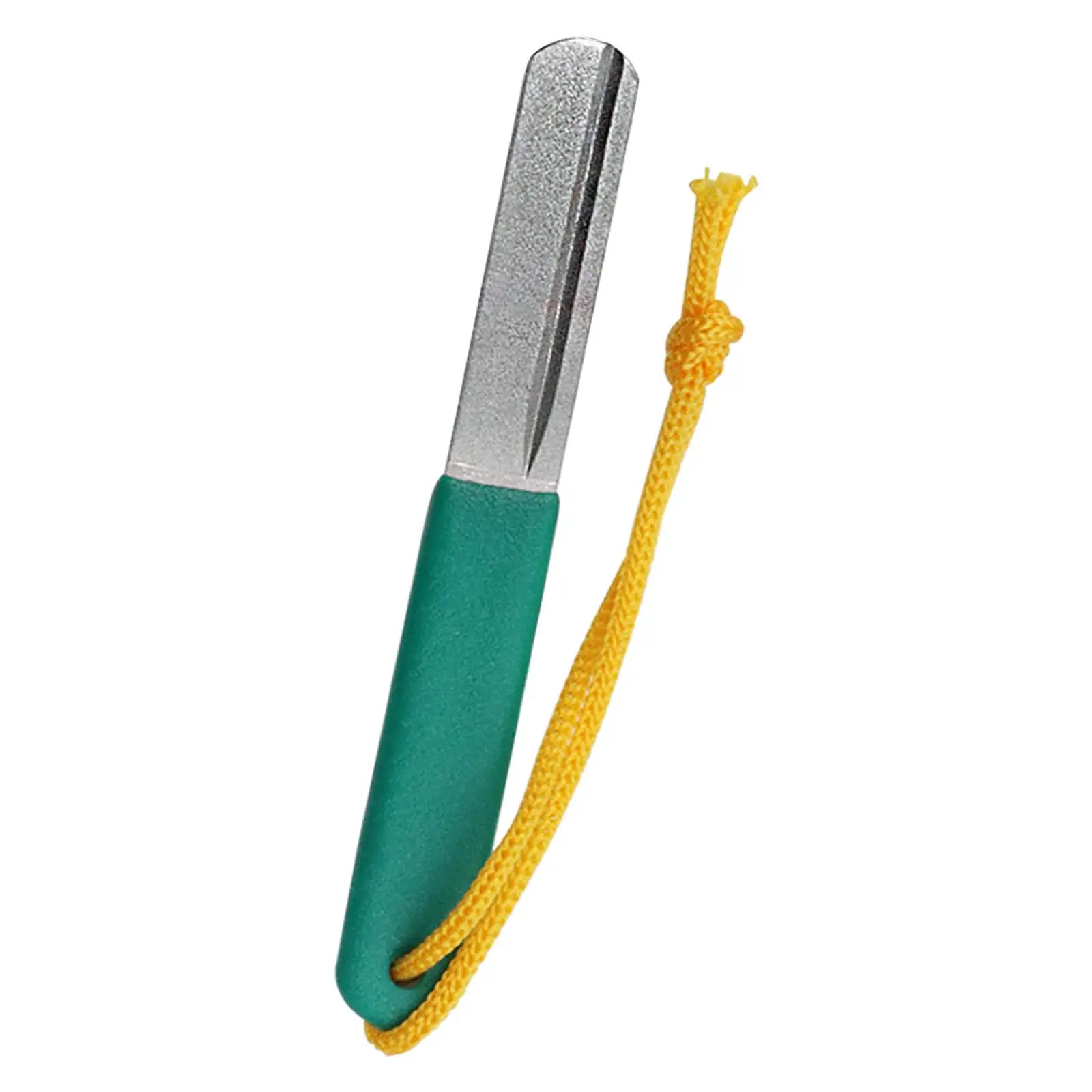 Practical Hook Sharpener Double Sided Sharpening Stone for Fishing Rod Accessory and Outdoor Kitchen Tools