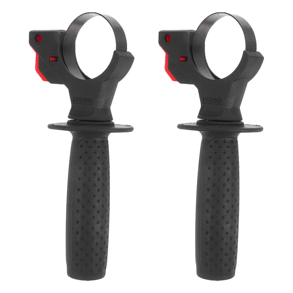 

2Pcs Electric Hammer Side Grip Replacement Handle Non-Slip Sturdy Fit for Impact Drill Rotary Hammer Tool Auxiliary Accessory