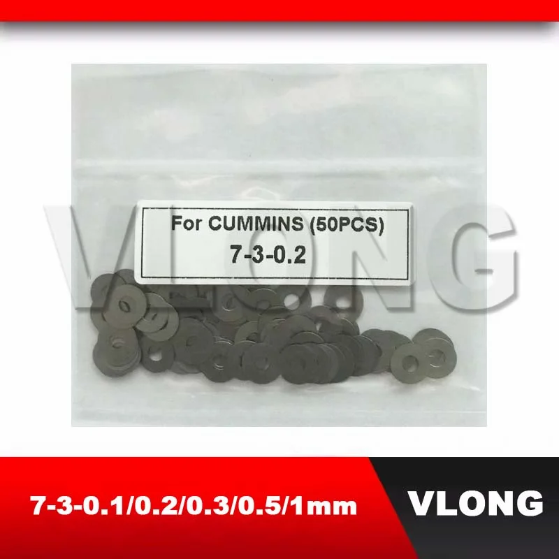 

Diesel Fuel Injector 7-3-0.2MM Adjust The Pressure Washer Shims Adjustment Washer Thickness 0.2mm Adjusting Pressure Pad