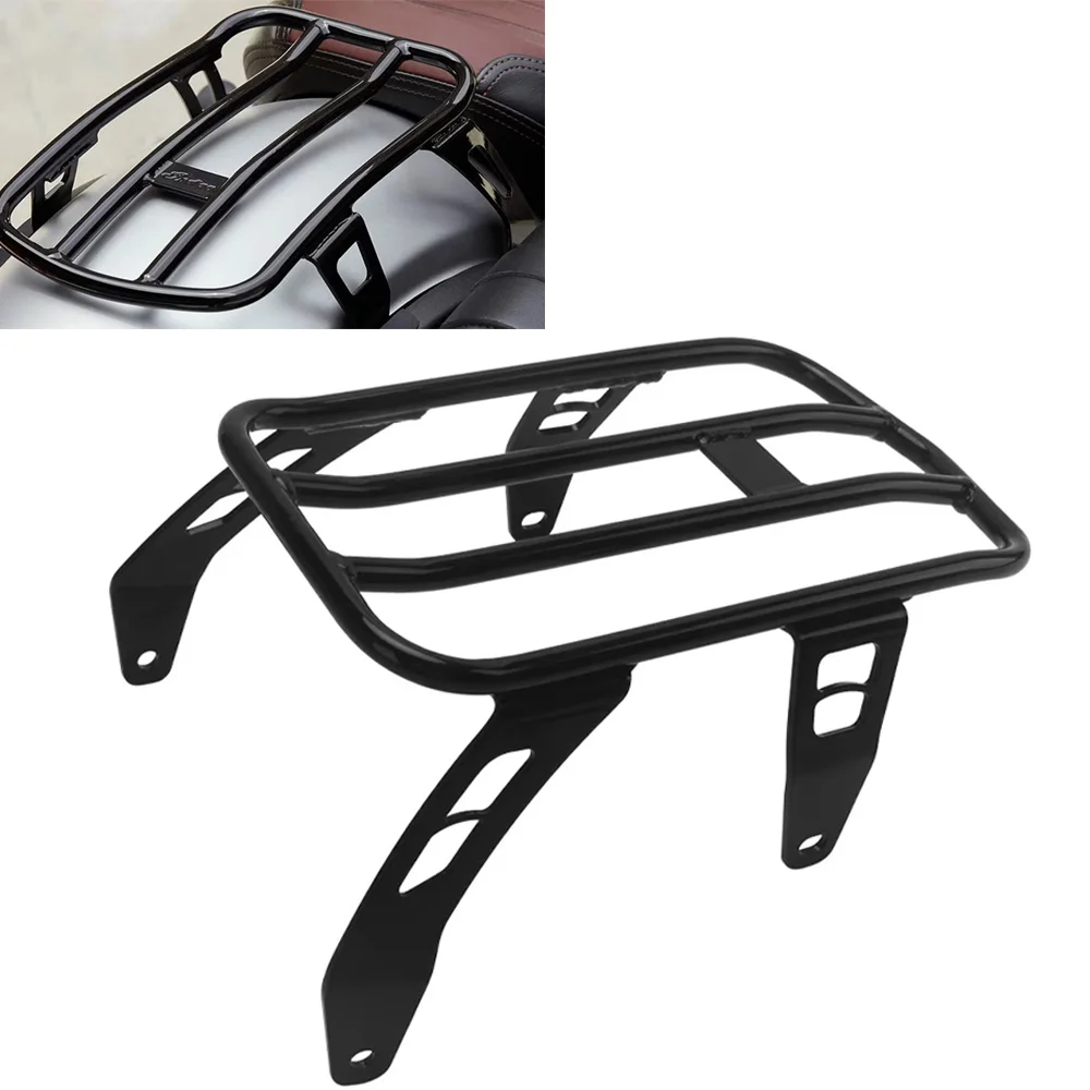 

Motorcycle Rear Luggage Rack For Indian Scout Bobber Sixty Twenty 2018-2023 Luggage Carrier Rack Holder Shelf Rack Frame Cover