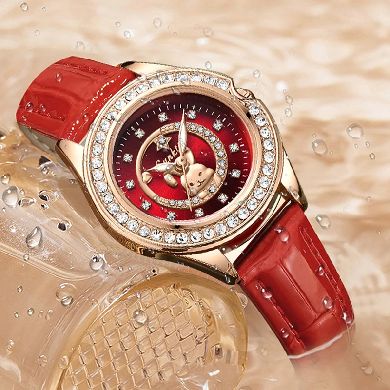 SUNKTA 女性腕時計クリエイティブ干支ダイヤルデザイン発 - Zodiac Luxury Watch のレビューと価格