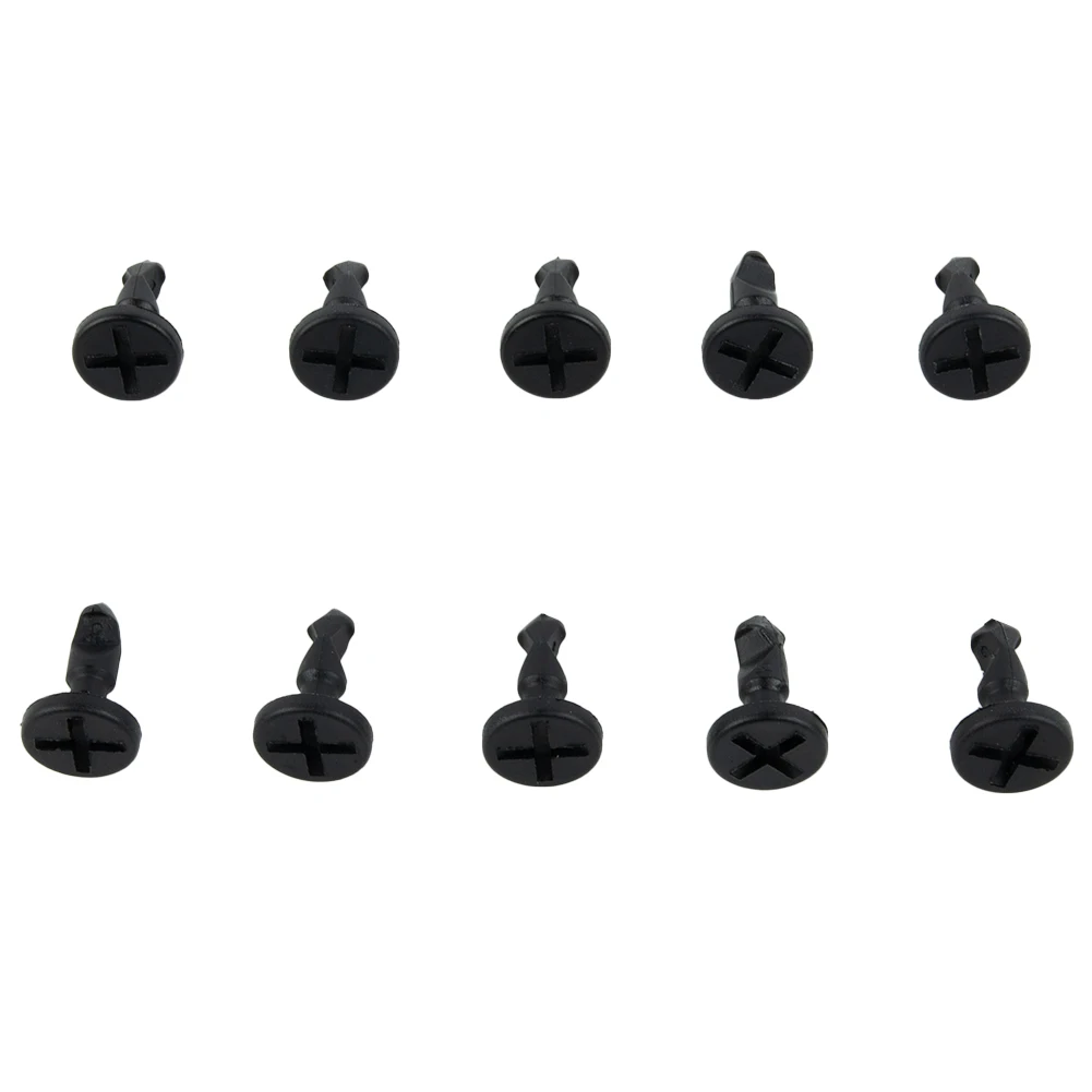 10Pcs Car Engine Compartment Cover Plate Screw Clips For 2003-2010 Fixed Clamp Grille Plastic Fastener