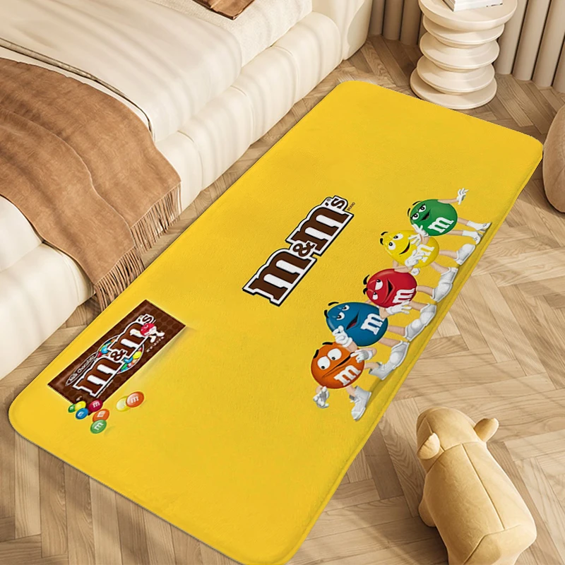 Carpet for Bedroom M&M, Floor Mats Front Door, Washable Non-slip Kitchen Rug, Outdoor Entrance Doormat, Bathroom Living Room Rug