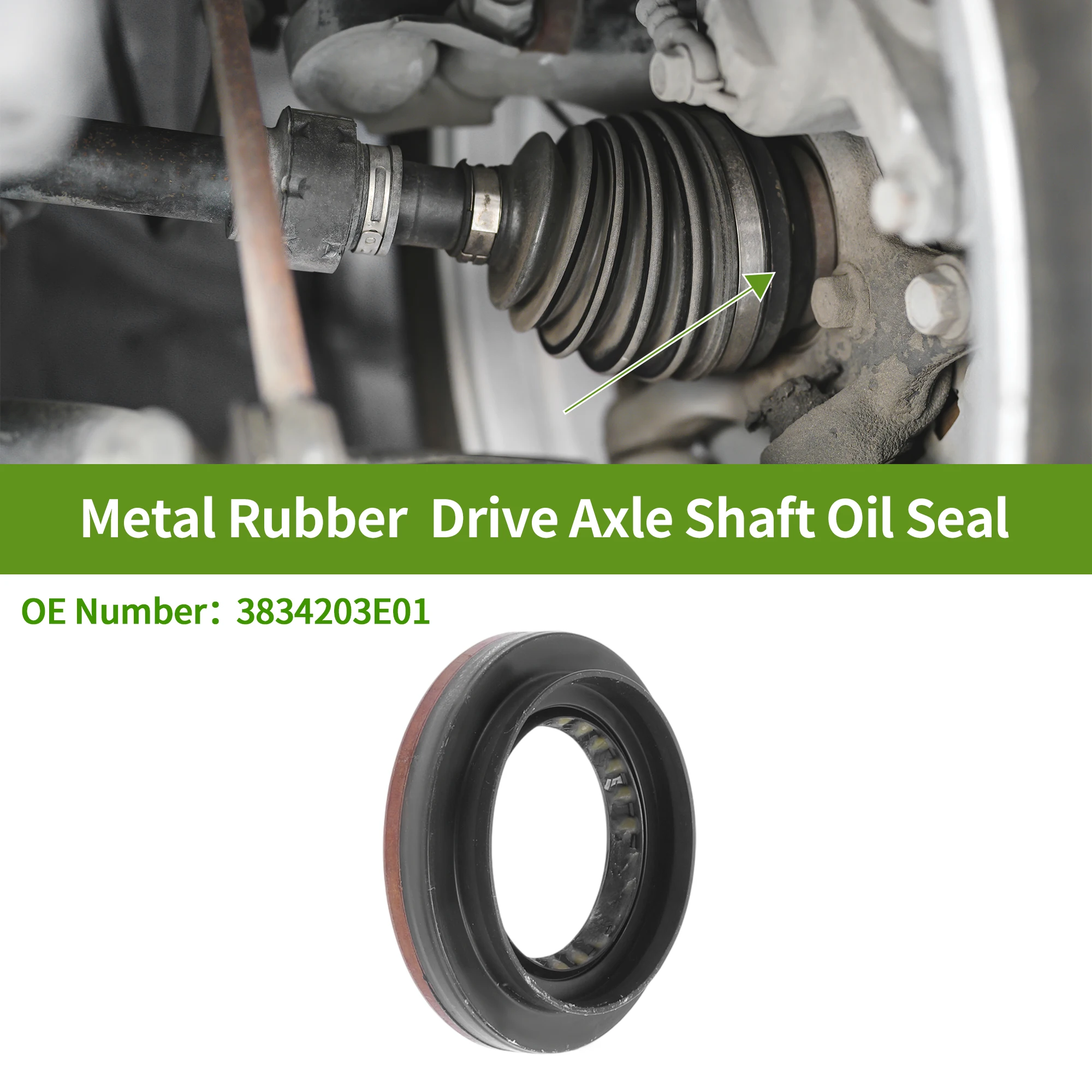 

UXCELL Right Drive Axle Shaft Oil Seal for Nissan Altima 1995-2004 No.3834203E01