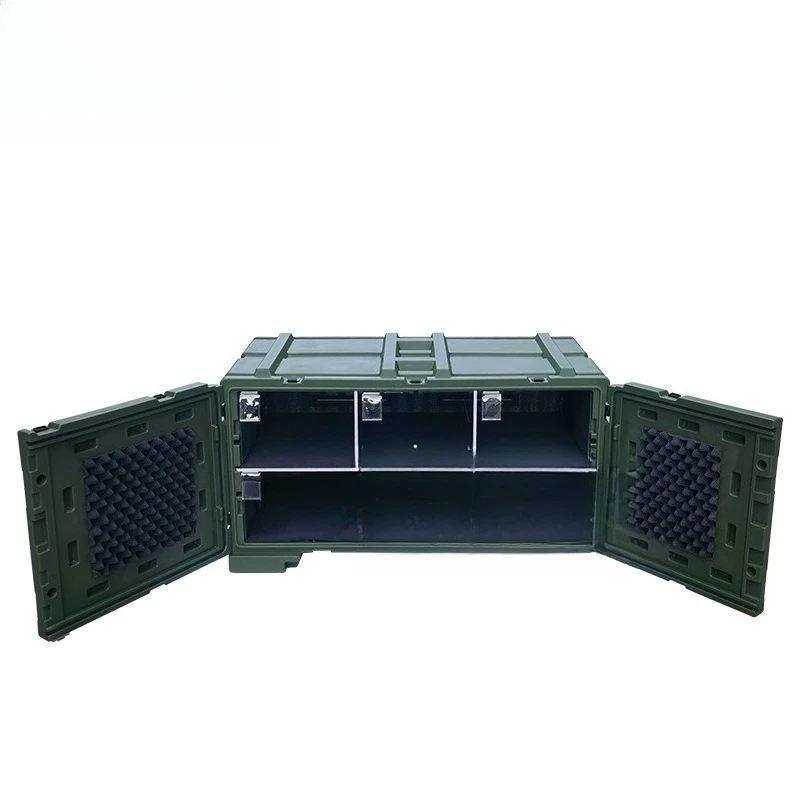 

New type air material storage and transportation box, material portable equipment baffle rotational molding box