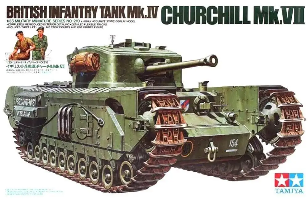 

Tamiya 35210 1/35 British Infnatry Tank Mk.IV Churchill Mk.VII Plastic model