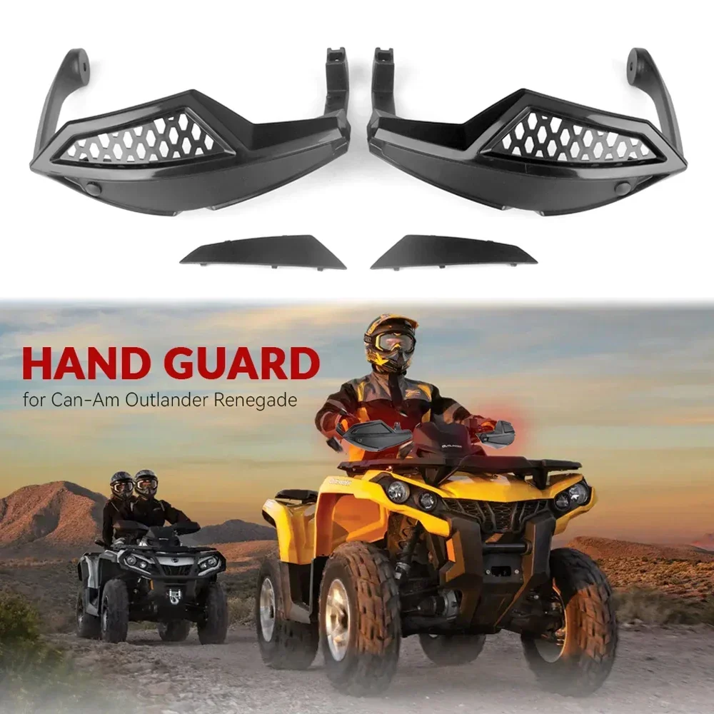 ATV Hand Guard Wind Deflector Handguard Handlebar Protector Kit For Can-Am Outlander 450 500 650 800 1000 Renegade DS G2 G2L G2S