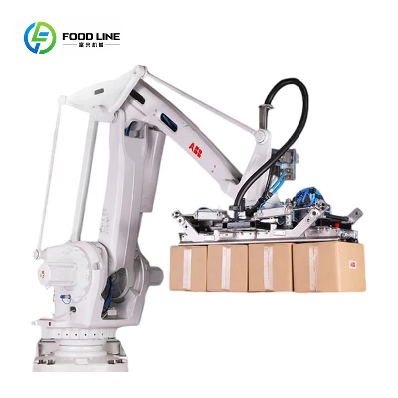 Customized Efficient and Stable Palletizing Equipment Suitable for the Food and Beverage Industry Palletizing Robot