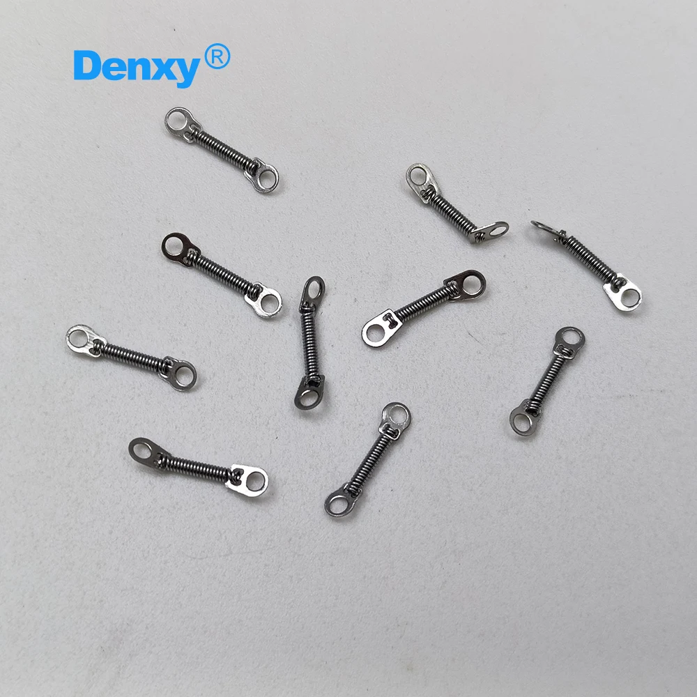 DENXY 20 Stück Dental Niti Close Spring Coil Doppelendig 010/012 3mm 6mm 9mm 12mm 15mm Geschlossene Feder Kieferorthopädische Materialien – Detail 5