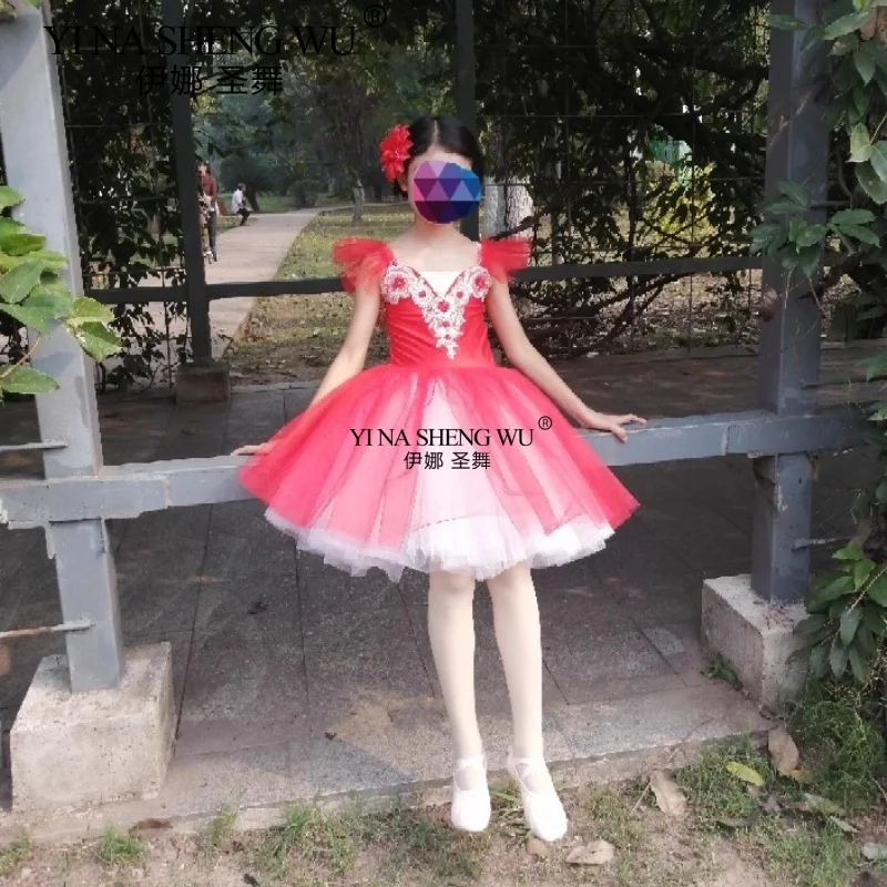 Balletjurken voor kinderen, dansjurken voor meisjes, programma's voor kinderen, collectieve prestatiekostuums, dansvoorstellingkostuum