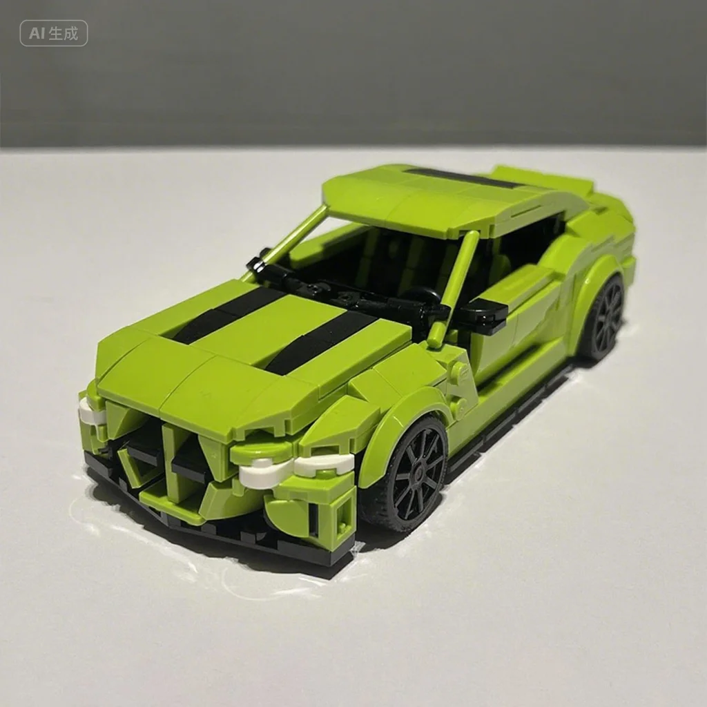 

399 шт., Суперкар City Champion MOC M4 G82, соревнование V2, модульная модель суперкара, креативные строительные блоки, сделай сам, сборка, подарок