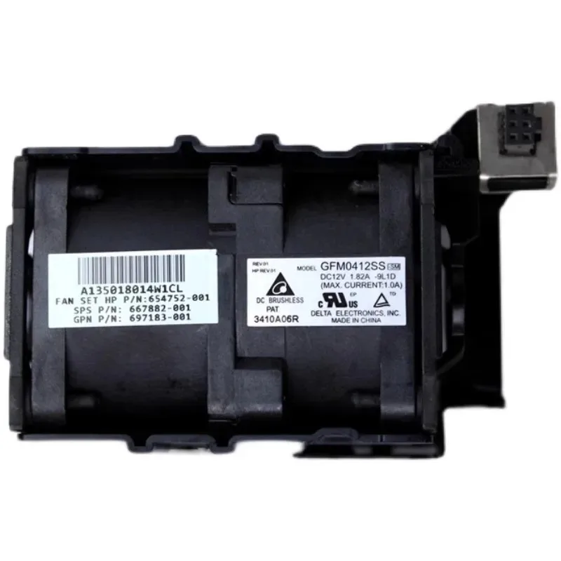 Ventilador Original para HP DL360P G8 654752-002 DC12V 1.82A GFM0412SS-DD01 Ventilador de Resfriamento para Servidor 40*40*56MM