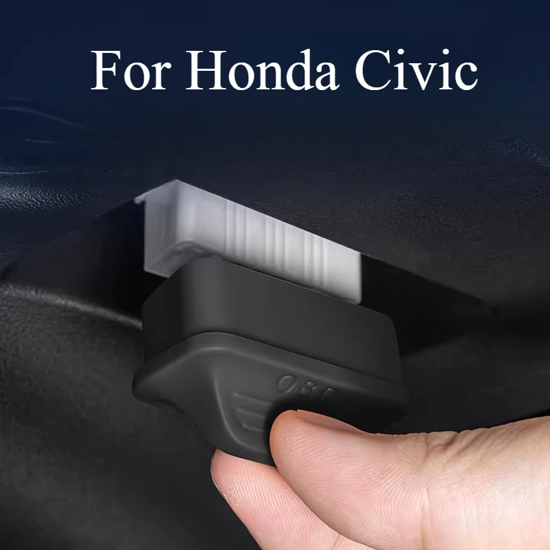 For Honda Civic OBD Protective Cover Computer Diagnostic Interface Dust Cover Automobiles Body Kits Car Interior Accessories