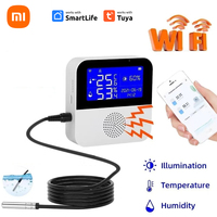 Xiaomi Tuya WiFi Temperature Humidity Sensor External Probe LCD Screen Remote Monitor Thermometer Hygrometer Smart Life APP