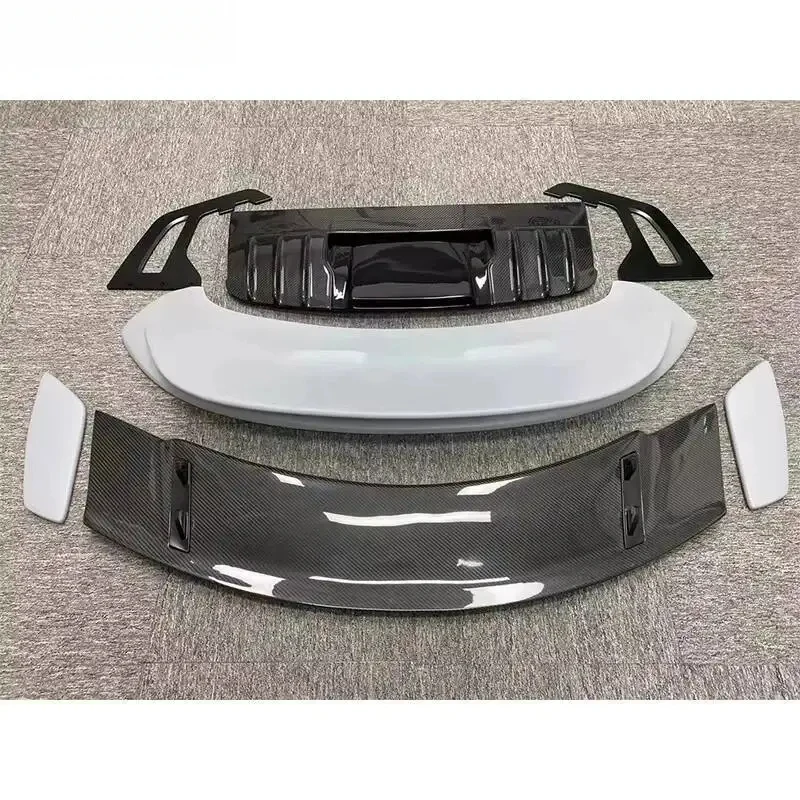 

Carbon Fiber Car Wing Spoiler Rear Trunk Lip Body Kit For GT3 Style Universal Exterior Modification Parts