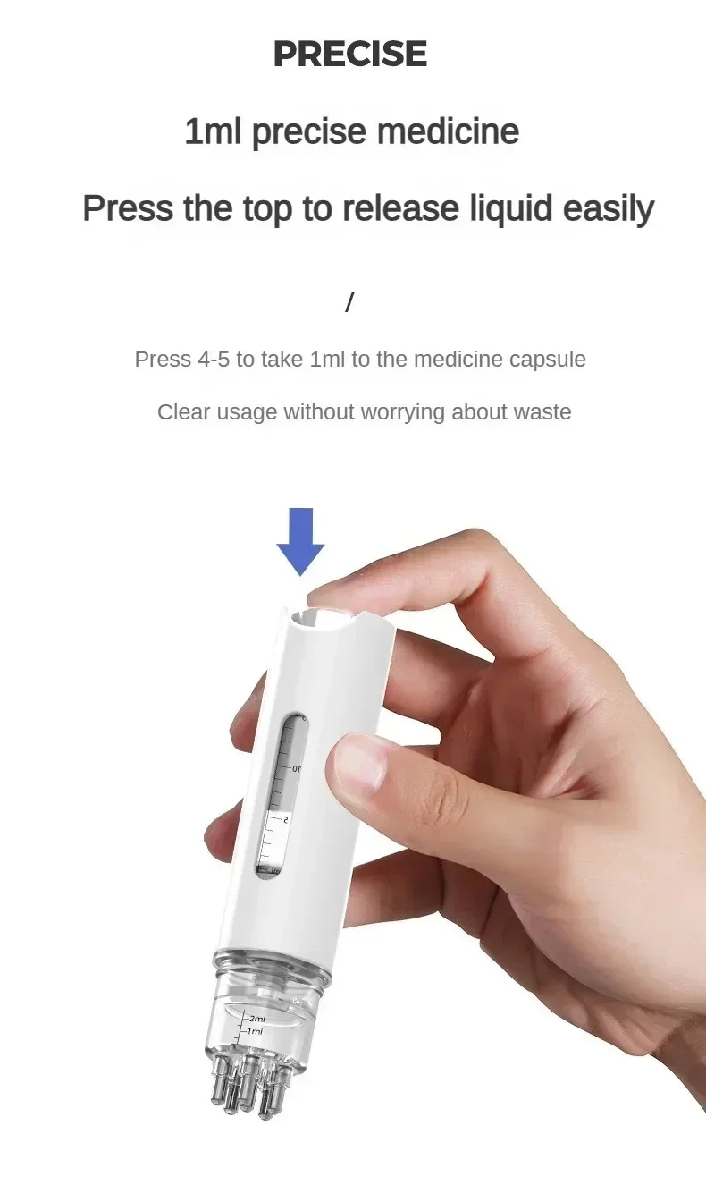 Kopfhaut-Applikator Flüssigkeitskamm Tragbarer Mini-Massagekamm Ätherisches Öl Flüssigkeitsführung Massage Anti-Haarausfall Kopfhautpflege-Werkzeug 15ml – Detail 3