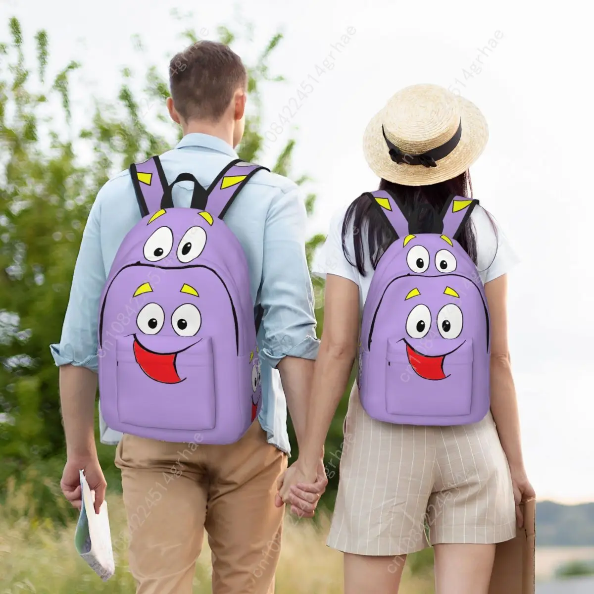 Doras The Explorer Backpack Fashion Backpack Ringan untuk Mahasiswa, Hiking, Travel, Daypack untuk Pria Wanita, Tas Laptop Komputer Kanvas
