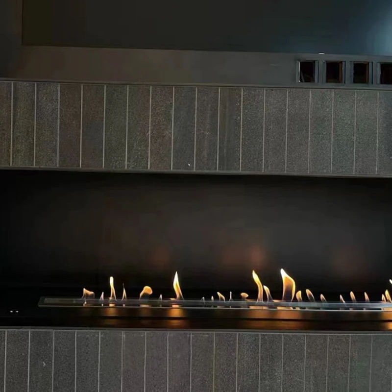 

tuya wifi bioethanol fire electric smart built in ecological fireplace smart ethanol fireplace
