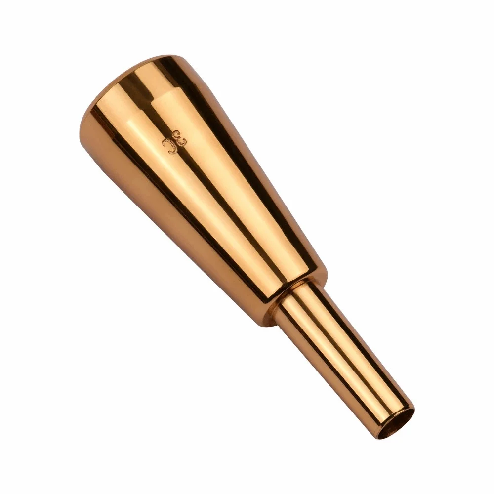 9.8mm Outer Diameter Trumpet Mouthpiece Brass 3C Size Instrument Accessory Gold Color Brass Instrument Mouthpiece