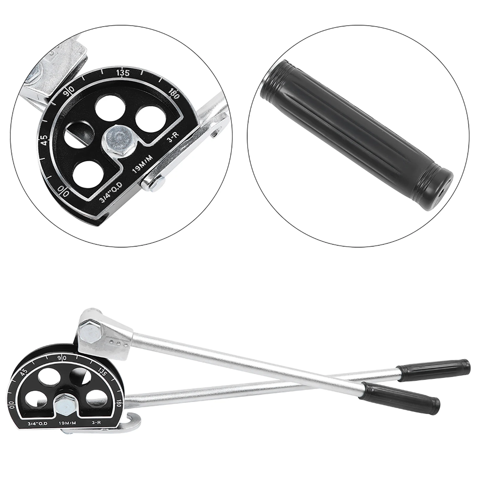 

Ручной инструмент для трубогиба диаметром 19 мм. Максимальный изгиб из 180 градусов. ° Материал стали + алюминиевый сплав. Оборудование для гибки медных труб высокой твердости.