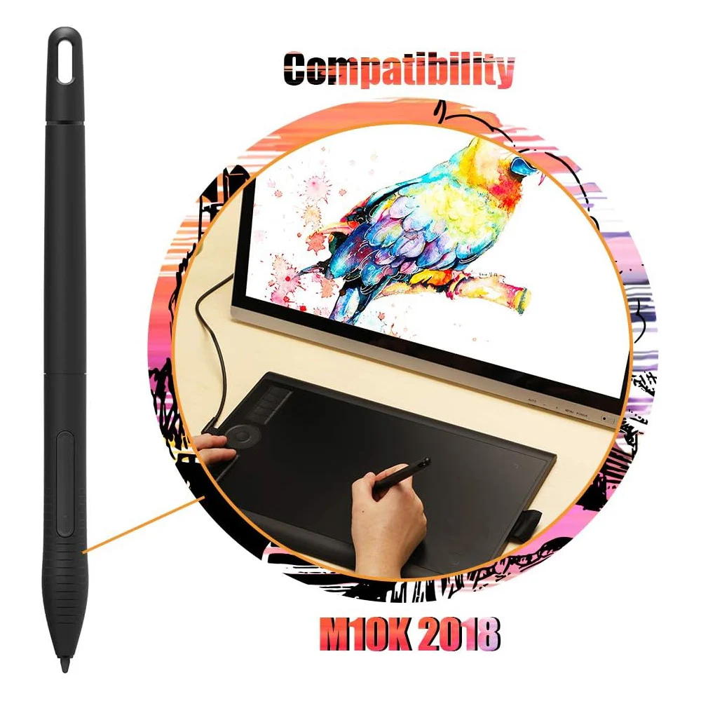 Gaomon Artpaint AP31 Digital Stylus Battery-Free Drawing Pen for M10K 2018 Graphics Tablet 8192 Levels Pressure