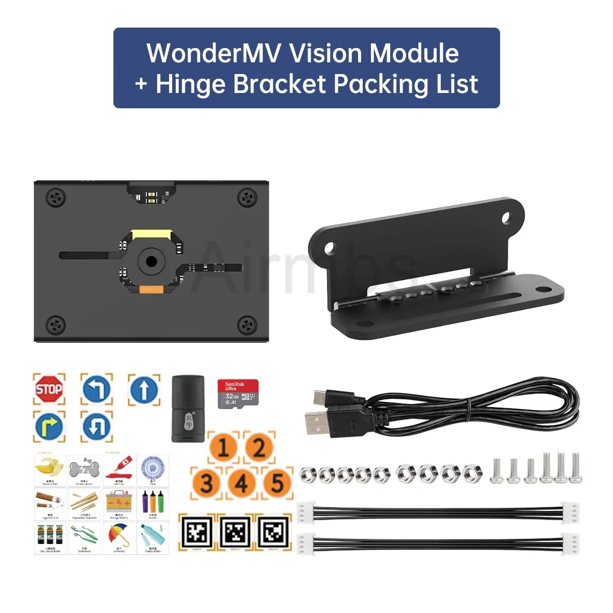 K210 WonderMV Vision Recognition Module AI Intelligent Camera Python Development Board CanMV Sensor STM32 Raspberry Pi Arduino