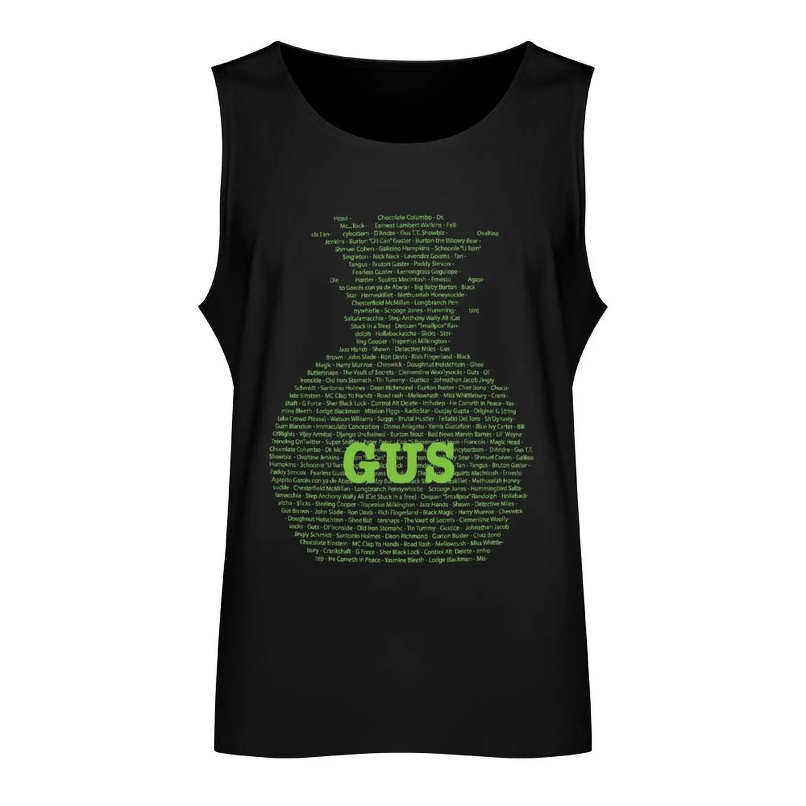 Gus's Nicknames (Psych) Tank Top sports t-shirts for men Male vest summer clothes man 2024