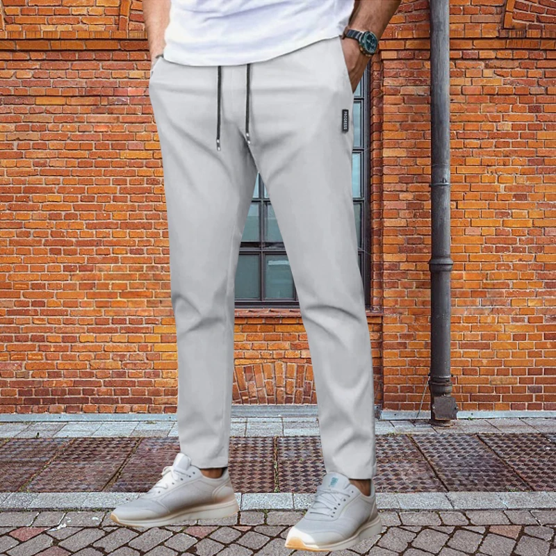 سراويل كاجوال للرجال، سراويل رجالية، سراويل رياضية للرجال، سراويل ركض صيفية رفيعة، سراويل طويلة عصرية للرجال، مناسبة للارتداء اليومي وغير الرسمي، خفيفة الوزن، مثالية للمهرجانات، ملابس قابلة للهدايا