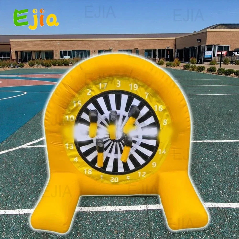 

Mini PVC Airtight Inflatable Football Dart Board Inflatable Football Toss Foot Dart Game & pump For Kids Indoor Outdoor Party