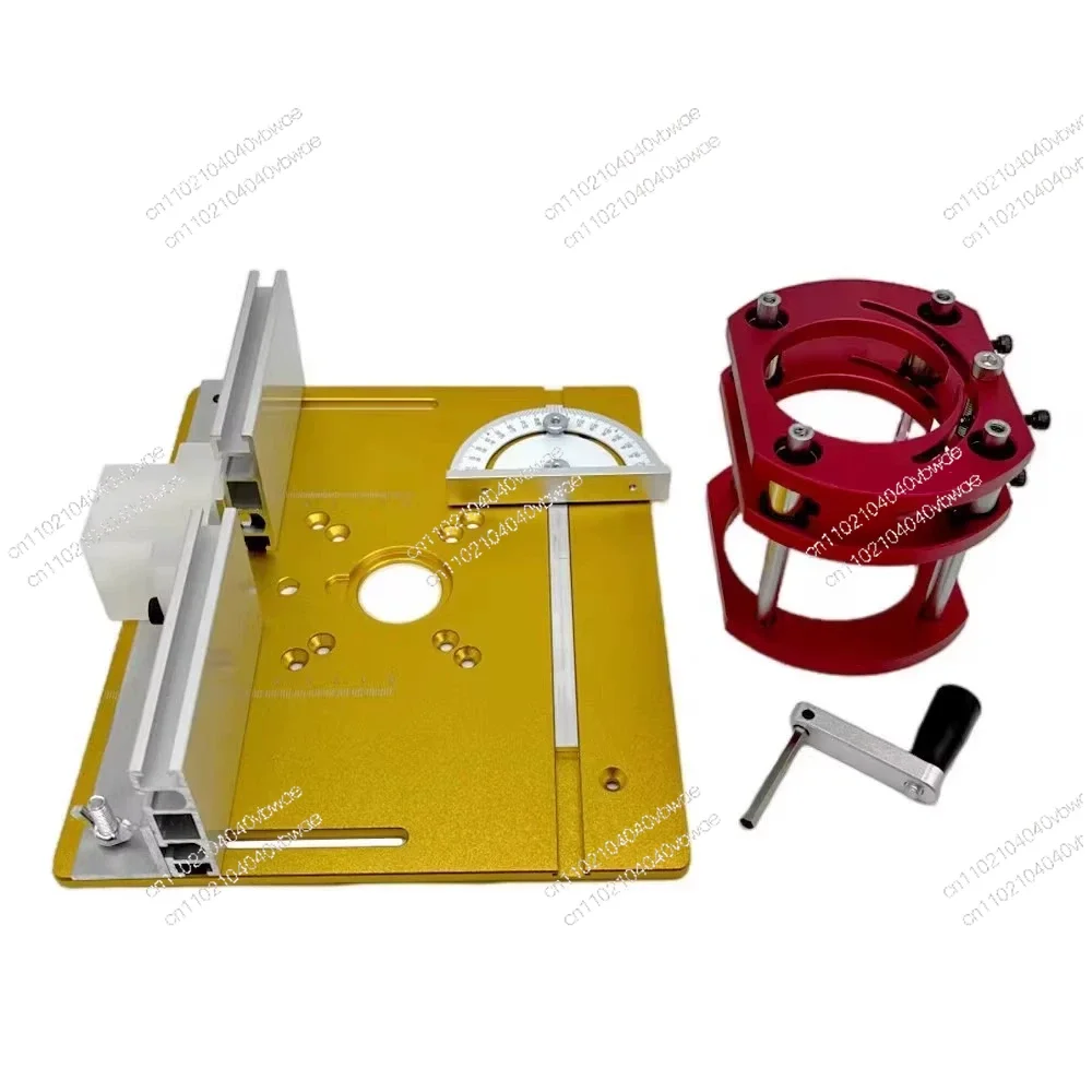 Woodworking trimming machine Engraving machine Worktable Multifunctional lifting table Chamfer trimming slotting