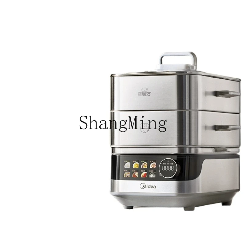 

ZYY household three-layer large-capacity stainless steel 0 plastic 0 coated all-steel electric steamer
