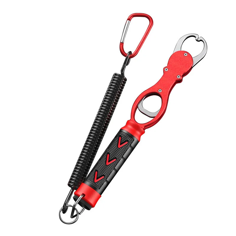 LINNHU Ebelt fish control device Long handle aluminum alloy fish control pliers clamp fish mouth fishing pliers take fish device