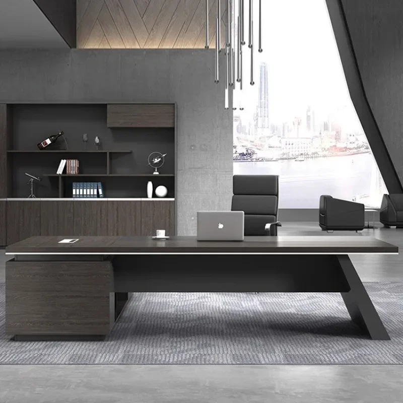 

European Office Desk Gaming Tables Room Office Work Professional Executive L Shaped ComputerExecutive Tavolo Unique Furniture