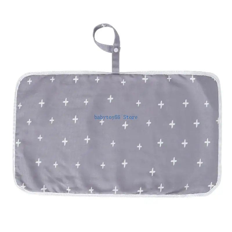 وسادة تغيير الحفاضات للسفر للأطفال من Y4UD، بساط تغيير الحفاضات مزدوج الجوانب للبشرة الناعمة للرضع #5
