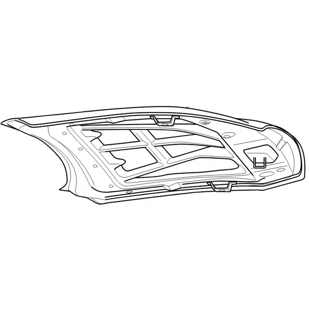 SAIC MAXUS T60 Original Engine Hood C00049100-4100 Replacement Body Part Durable Steel Front Hood Cover for Auto Repair