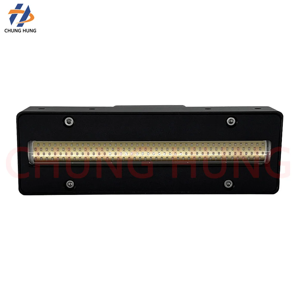 UV-LED curing lamp with irradiation area of 140 * 15mm, suitable for fast UV ink drying lamp of KINGTUV flatbed printing machine