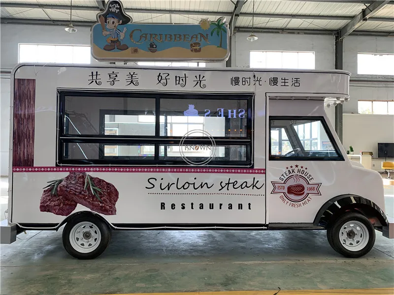 OEM Electric Fast Travel Trucks Ice Cream Food Cart Hot Dog Cart Coffee Van Truck Kiosk Food Truck For Sale In Usa