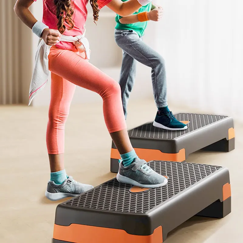 

Adjustable ABS Aerobic Step Platform Home Gym Fitness Workout Exercise Board