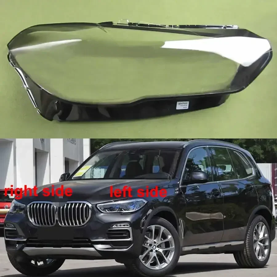 For BMW X5/X6 2019 2020 Headlamp Lamp Cover Transparent Lampshade Headlight Shell Plexiglass Replace Original Lens