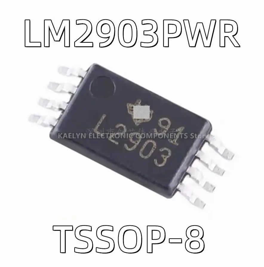 20Pcs/lot LM2903 LM2903PWR L2903 LM2903PW Comparator General Purpose Open-Collector, Rail-to-Rail 8-TSSOP