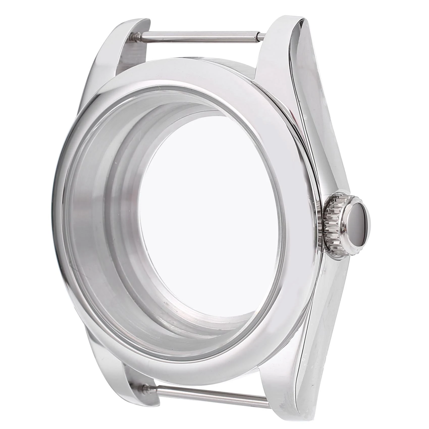 Трендовый полированный корпус из нержавеющей стали 39 мм, сапфировое стекло, подходит для механизма NH35/NH35A NH36/NH35A