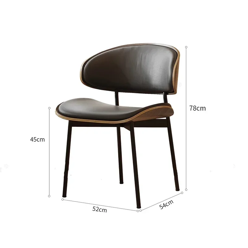 Set Of 2 Beauty Dining Chairs European Modern Trendy Premium Dining Chair Nordic Classic Comedores Dining Room Furniture