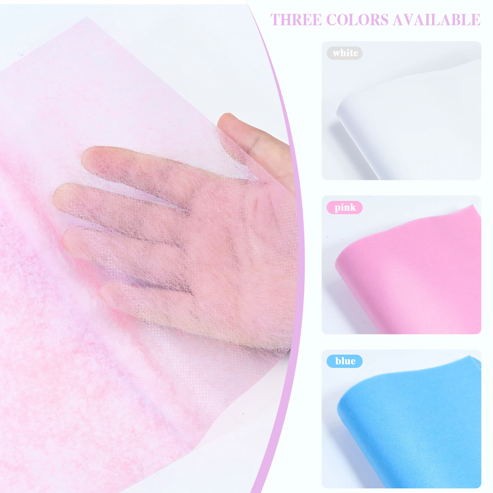 100pc Nail Vacuum Cleaner Filter Paper Filter 3Colors Non-Woven Fabric Dust Collector Replacement Portable For Nail Salon view 3