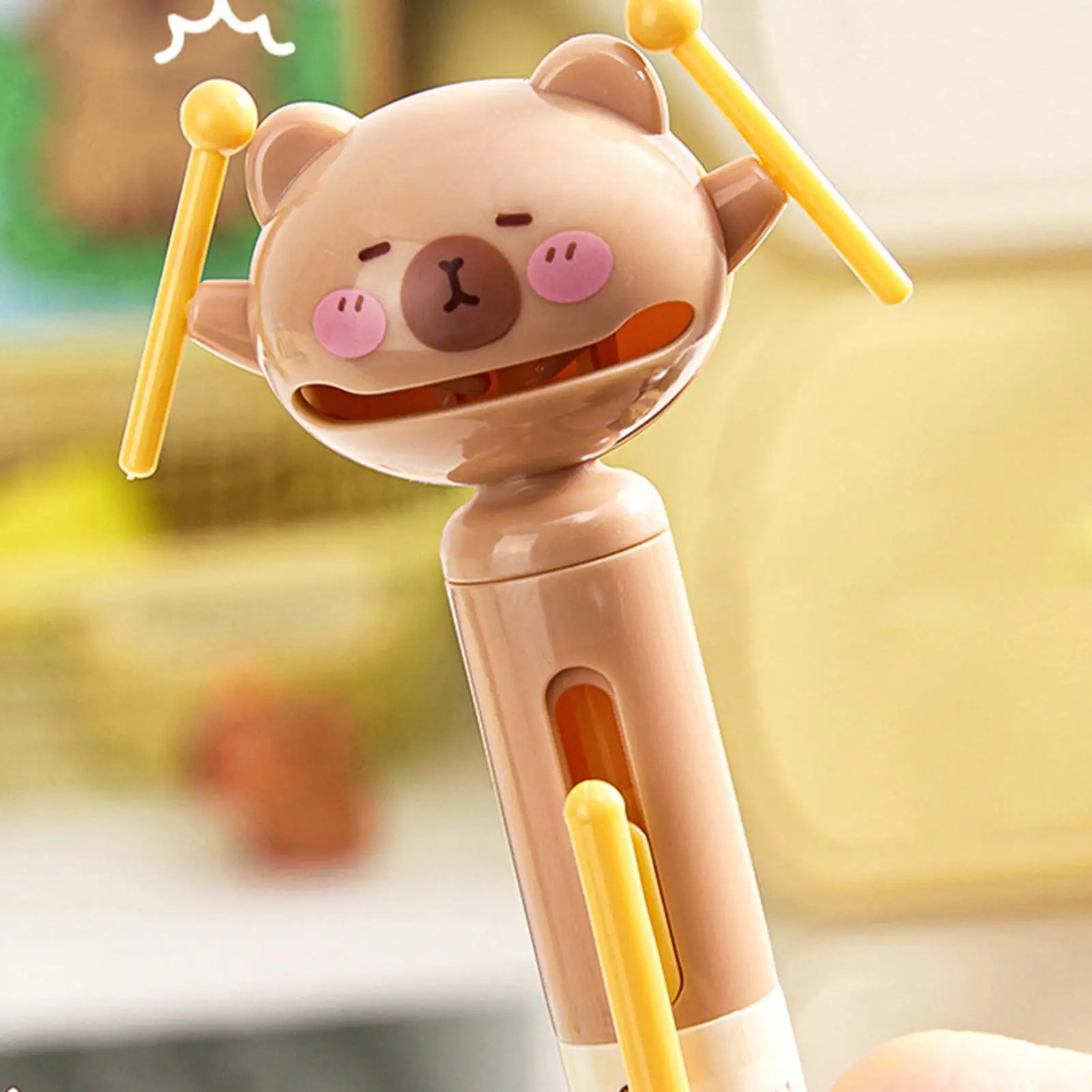 

Gel Pens Black Cute Capybara Retractable Gel Ink Pen School Supplies Desk Accessories Cute Stationery For Classroom Party