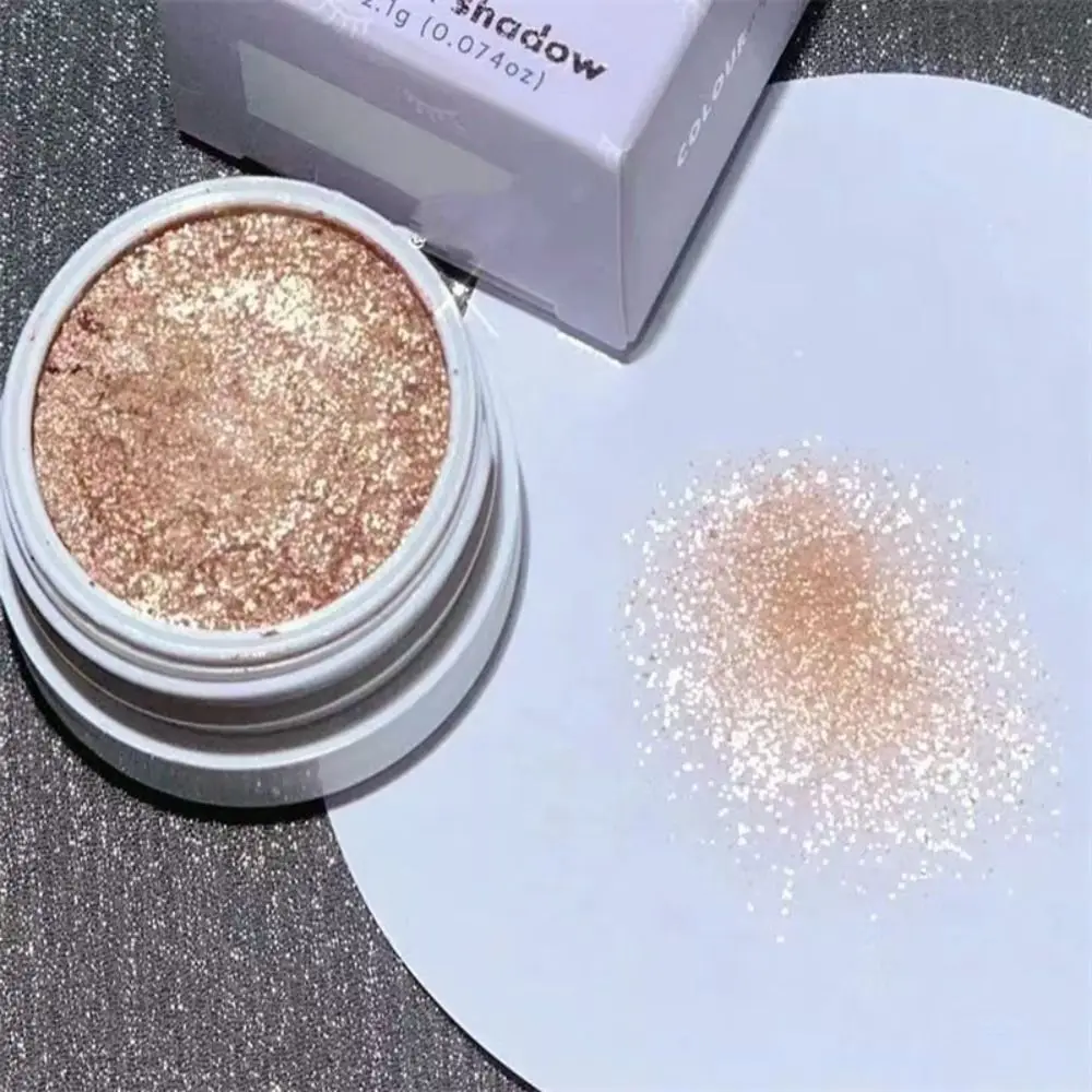 Glitter Super Shining Eyeshadow Beautiful Pearlescent Shimmer Eye Brightening Makeup ombretto viola a lunga durata